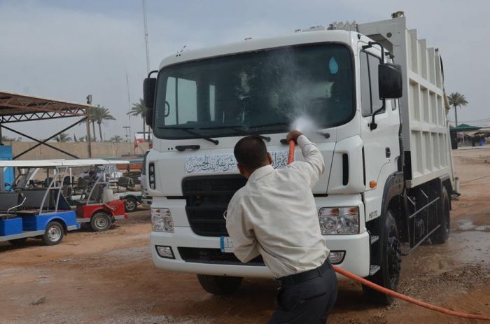 شعبة الاليات في مزار العلوية شريفة بنت الإمام الحسن المجتبى(عليهما السلام)تواصل عملها بشكل مستمر خدمتاُ للزائرين الكرام والمزار الشريف .