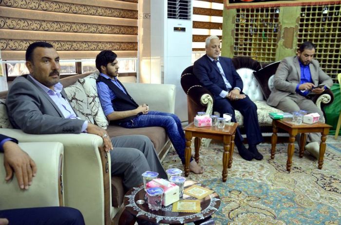 الأمين العام للمزارات الشيعية الشريفة سماحة الشيخ ستار الجيزاني ( دامَ تَوفيقهُ ) في ضيافة السَّيدة العلويَّة شَريفة ( سلامُ الله عليها )