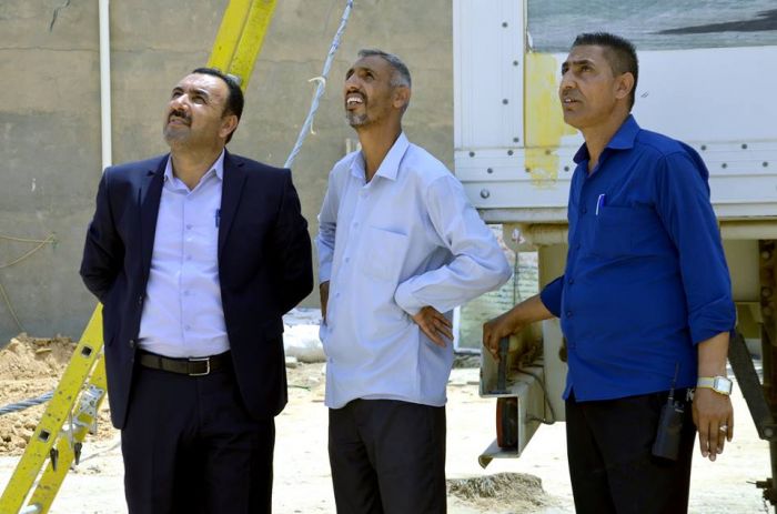 جانب من أعمال شعبة الصيانة في مزار العلوية شريفة بنت الإمام الحسن المجتبى(عليهما السلام).