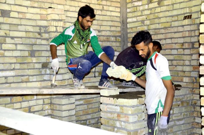 بأشرافِ وَمتابعة من قبل دائرة المُهندس المقيم و الشعبة الهندسية التابعة لمزار العَلويَّة شريفة بنت الأمام الحَسن المُجتبى (عليهما السلام).
