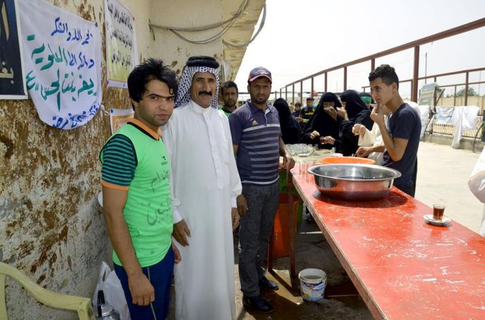 بمناسبة ولادة المصلح العالمي الإمام المهدي (عجل الله تعالى فرجه الشريف) تتَهافت المَواكب والهيئات الحسينية إلى المَرقد الشريف للعلويَّة الطاهرة شَريفة