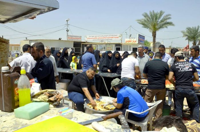 تَستمر وحدة الشعائر والمَواكب الحُسينية في المَزار المُطهر بأستقبال المَواكب القادمة لزيارة السَيَّدة العلويَّة شريفة بنت الإمام الحسن المجتبى (عليهما