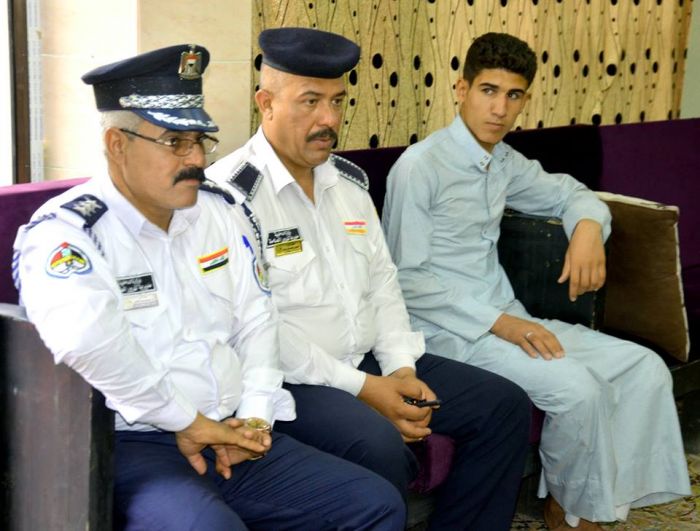 وَفد من مديرية المرور العامة في محافظة بغداد .