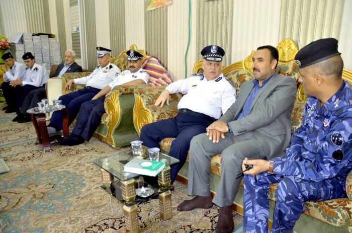 وَفد من مديرية المرور العامة في محافظة بغداد .