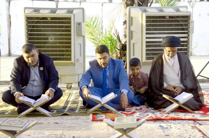 أقامَ مَركز علوم القرآن في الأمانة الخاصة لمَزار العلويَّة الطاهرة شريفة بنت الإمام الحسن المجتبى (عليهما السلام) الخَتمة القرآنية المُرتلة السنوية وا