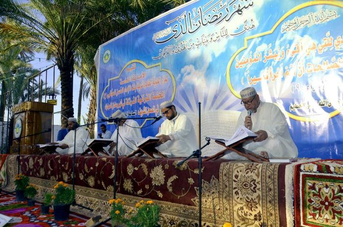 أقامَ مَركز علوم القرآن في الأمانة الخاصة لمَزار العلويَّة الطاهرة شريفة بنت الإمام الحسن المجتبى (عليهما السلام) الخَتمة القرآنية المُرتلة السنوية وا