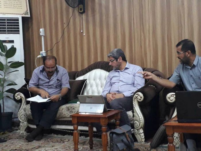 إنعقاد اجتماع موسع في رحاب مزار العلوية شريفة بنت الإمام الحسن (ع) لمناقشة المراحل المتبقية من إعمار المزار الشريف