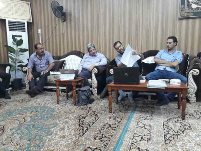 إنعقاد اجتماع موسع في رحاب مزار العلوية شريفة بنت الإمام الحسن (ع) لمناقشة المراحل المتبقية من إعمار المزار الشريف