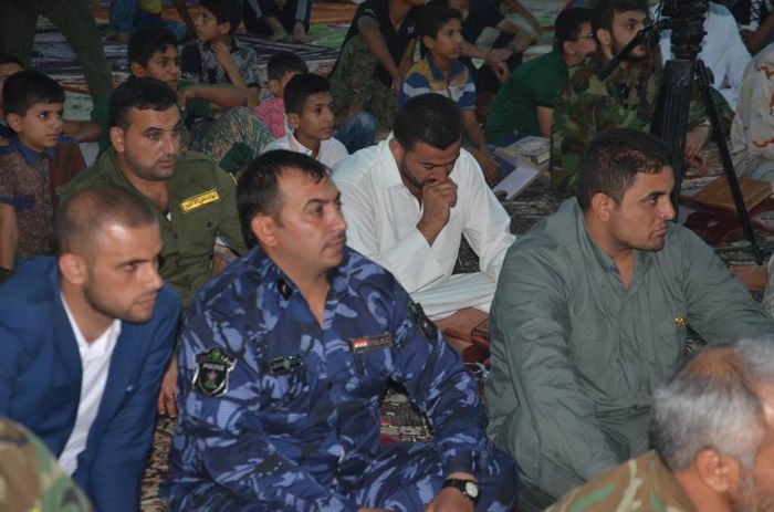 أقام مركز علوم القرآن الكريم محفلاً قرآنياً ترحماً على أرواح الشهداء من الحشد الشعبي وقوى الأمن في صحن السيدة أم البنين (عليهما السلام) .