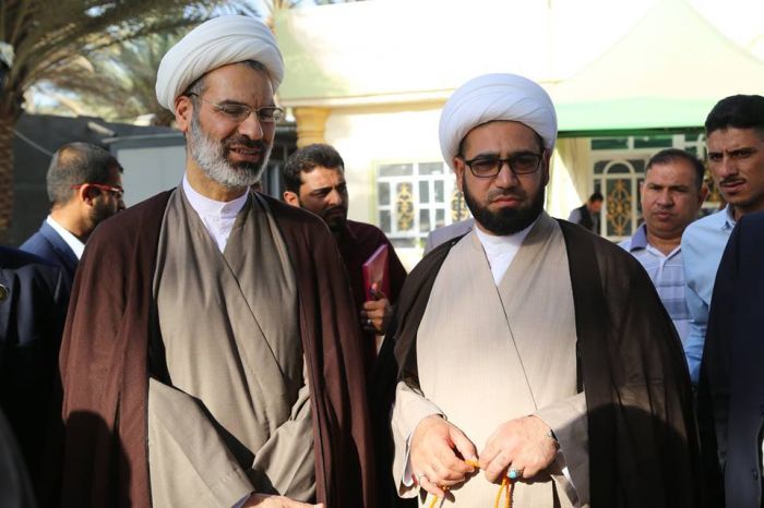 استقبل الأمين الخاص لمرقد العلوية شريفة بنت الأمام الحسن المجتبى (عليهما السلام) الأمين العام للمزارات الشيعية الشريفة