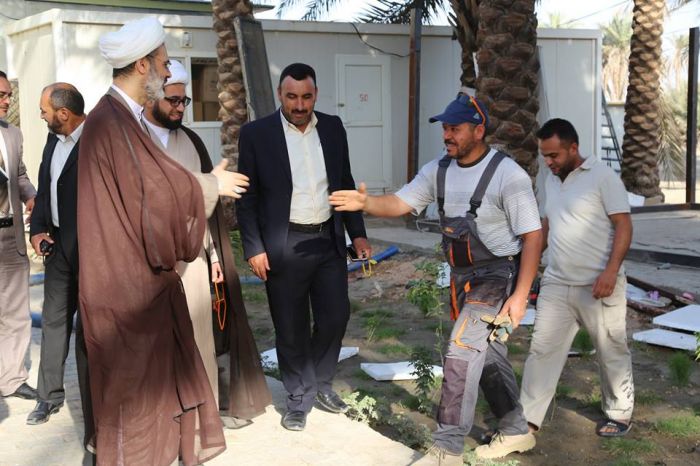استقبل الأمين الخاص لمرقد العلوية شريفة بنت الأمام الحسن المجتبى (عليهما السلام) الأمين العام للمزارات الشيعية الشريفة