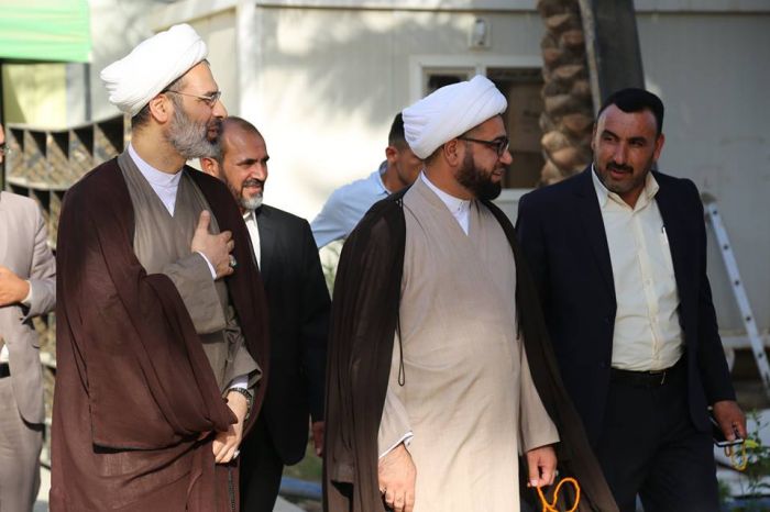 استقبل الأمين الخاص لمرقد العلوية شريفة بنت الأمام الحسن المجتبى (عليهما السلام) الأمين العام للمزارات الشيعية الشريفة