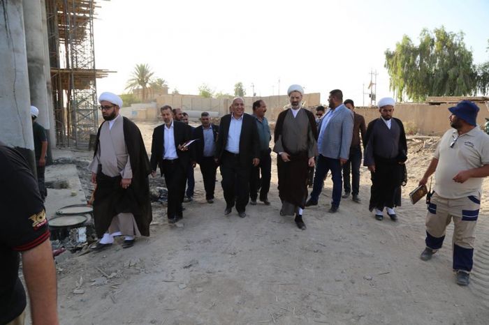استقبل الأمين الخاص لمرقد العلوية شريفة بنت الأمام الحسن المجتبى (عليهما السلام) الأمين العام للمزارات الشيعية الشريفة