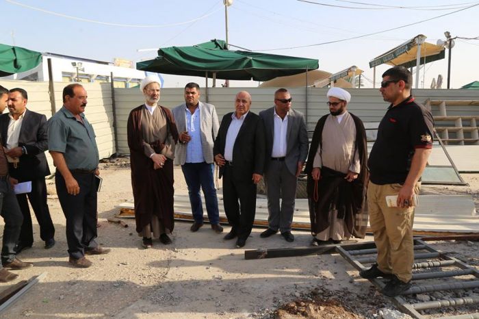 استقبل الأمين الخاص لمرقد العلوية شريفة بنت الأمام الحسن المجتبى (عليهما السلام) الأمين العام للمزارات الشيعية الشريفة