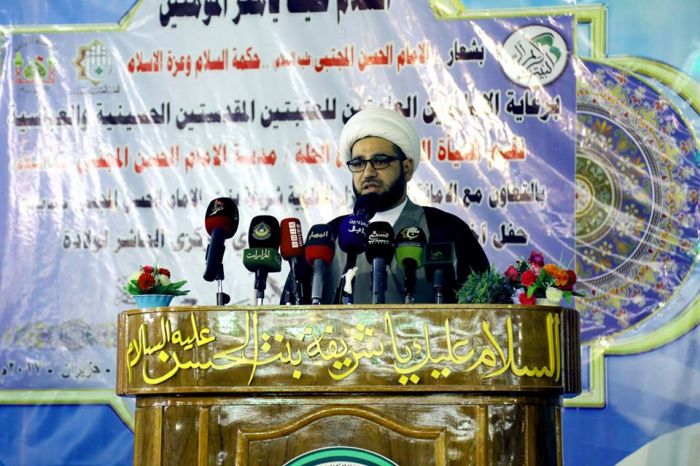 مَرقد السَيدة شَريفة (عليها السلام ) يَحتضن الحَفل الختاميَّ لمهرجان ولادة الإمام الحسن المجتبى (عليه السلام)