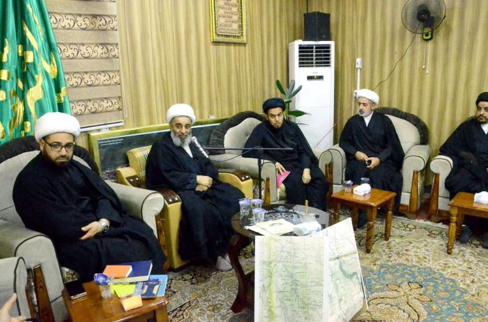 أسَتقبَل سَماحة الشيخ : رَؤوف الفتلاويَّ (دامَ توفيقهُ) الأمينُ الخاص لمزار العَلويَّة الطاهرة شَريفة بَنتُ الإمامُ الحَسن المجتبى(عليهما السلام) سَما