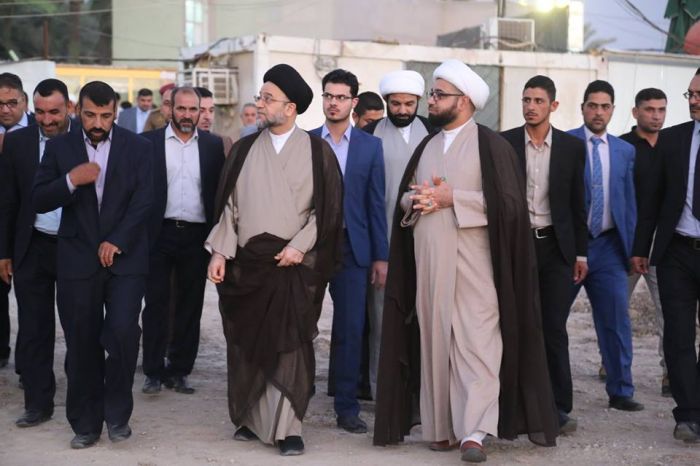 استقبل سماحة الشيخ رؤوف الفتلاوي (دام توفيقه) رئيس ديوان الوقف الشيعي سماحة السيد علاء الموسوي (دام ظله)