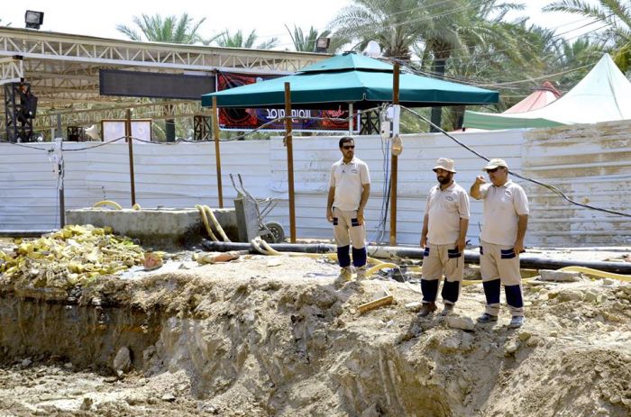 برعاية الامانة العامة للمزارات الشيعية الشريفة في العراق وبأشراف ومتابعة الامانة الخاصة لمرقدالعلوية الطاهرة شريفة بنت الامام الحسن المجتبى (عليهما ال