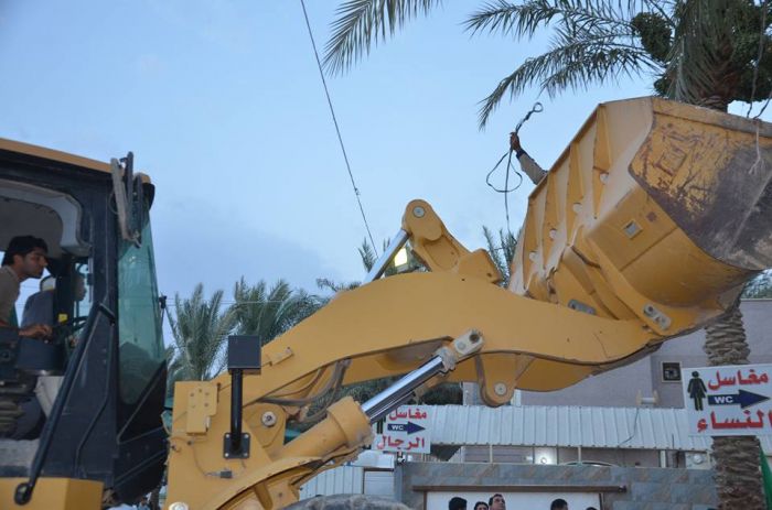 تستمرالكوادر العاملة في المرقد الطاهر بمشروع توسعه المرقد الشريف وتأتي هذه الاعمال ضمن المرحلة الثانية