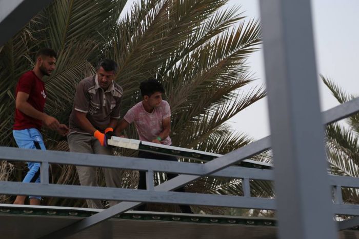 أكثر من 100 متطوع لمرقد العلوية شريفة بنت الحسن (ع) يشاركون في اعمال توسعة المرقد الطاهر
