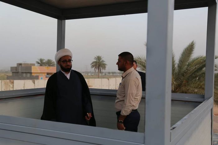 تفقد الامين الخاص لمرقد العلوية الطاهرة شريفة بنت الامام الحسن المجتبى (عليهما السلام ) سماحة الشيخ رؤوف الفتلاوي (دام توفيقة).