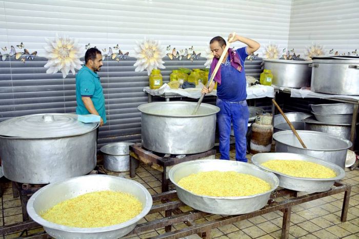 يَّواصل مضيف الإمام الحسن المجتبى (عليه السلام) في مرقد العلويَّة الطاهرة شريفة بنت الإمام الحسن المجتبى (عليهما السلام)