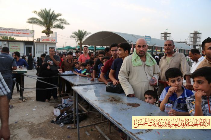 المواكب والهيئات الحسينية تتشرف بَزيارة العَلويَّة شَريفة (سَلامُ الله عَليها)