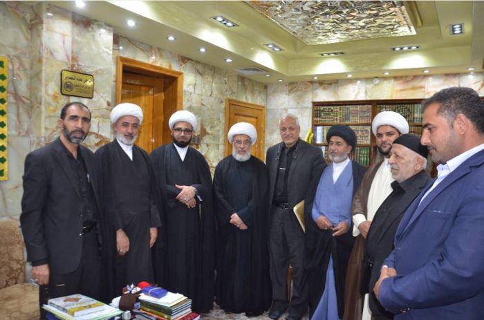 تشرف وفد الامانة الخاصة لمزار العلوية شريفة بنت الامام الحسن(عليهما السلام) بزيارة المولى المقدس أبي عبدالله الحسين(عليه السلام).