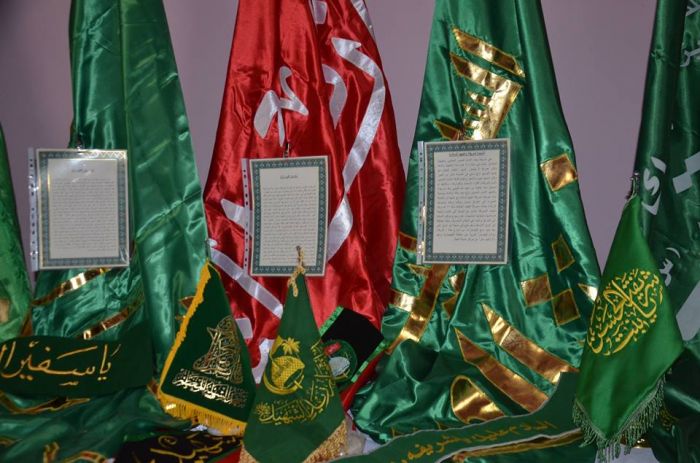 وفد من الأمانة الخاصة لمرقد العلويَّة الطاهرة شَريفة بنت الإمامُ الحَسن المجتبى(عليهما السلام) يشارك في افتتاح معرض الرايات ومعالم العراق عبر العصور ف