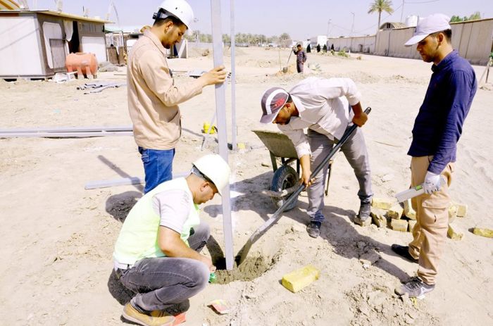 جانب من اعمال الشعبة الهندسية