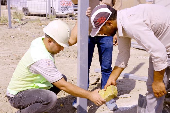 جانب من اعمال الشعبة الهندسية