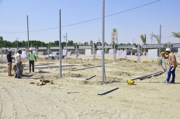 جانب من اعمال الشعبة الهندسية