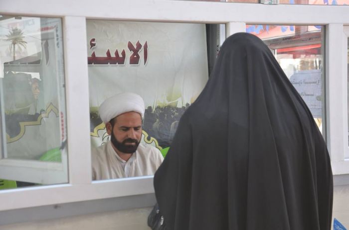 الامانة الخاصة تخصص محطات للإجابة عن الاستفتاءات الشرعية خدمةً لزائري مرقد العلوية شريفة بنت الإمام الحسن (ع)