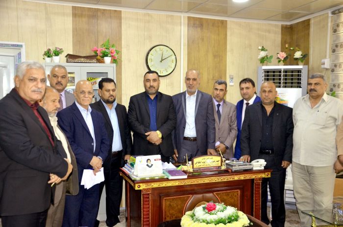 أستقبلَ الأمين الخاص لمَرقد العلويَّة السيَّدة شريفة بنت الإمام الحسن المجتبى (عَليهما السلام ) مُدير مكتب مزارات ديالى .