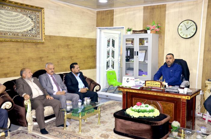 أستقبلَ الأمين الخاص لمَرقد العلويَّة السيَّدة شريفة بنت الإمام الحسن المجتبى (عَليهما السلام ) مُدير مكتب مزارات ديالى .
