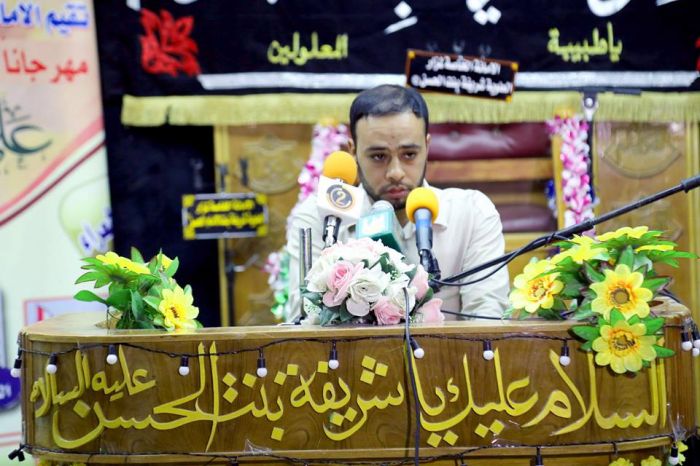 أقامت هيئة العلوية شريفة بنت الإمام الحسن المجتبى ( عليهما السلام) التابعة للمرقد الشريف محفلاً بهيجاً بمناسبة زواج النور من النور