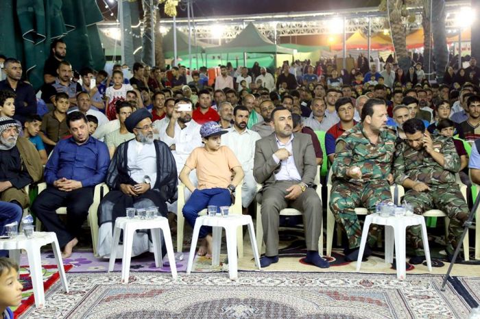 أقامت هيئة العلوية شريفة بنت الإمام الحسن المجتبى ( عليهما السلام) التابعة للمرقد الشريف محفلاً بهيجاً بمناسبة زواج النور من النور