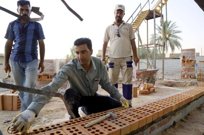 تم البدء بأعمال جدران الحرم الشريف