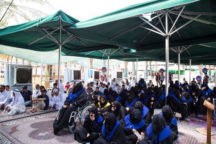 تَشرفت حَملة الإحساء الهفوف من المملكة العربية السعودية بزيارة مَرقد العلويَّة الطاهرة شريفة بنتُ الإمام الحسن المجتبى (عليهما السلام)