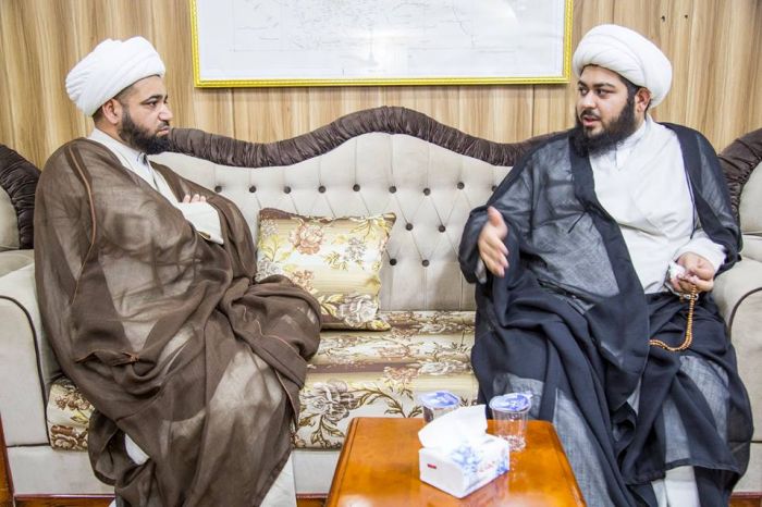 أسَتقبَل الأمينُ الخاص لمَرقد العَلويَّة الطاهرة السَيَّدة شَريفة بنت الإمامُ الحَسن المجتبى(عليهما السلام) وفد من مركز الزهرآء في أمريكا