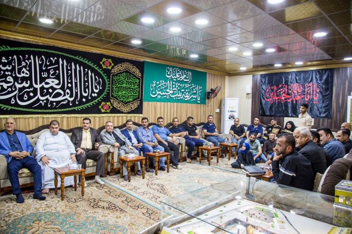 أسَتقبَلالأمينُ الخاص لمزار العَلويَّة الطاهرة شَريفة بنت الإمامُ الحَسن المجتبى(عليهما السلام) السيد أكرم درويش
