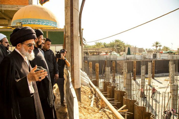 سماحة آية الله السيد محمد علي الشيرازي (دام عزهُ) في ضيافة السيدة شريفة (عليها السلام)