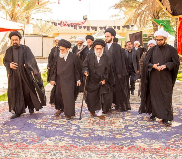 سماحة آية الله السيد محمد علي الشيرازي (دام عزهُ) في ضيافة السيدة شريفة (عليها السلام)