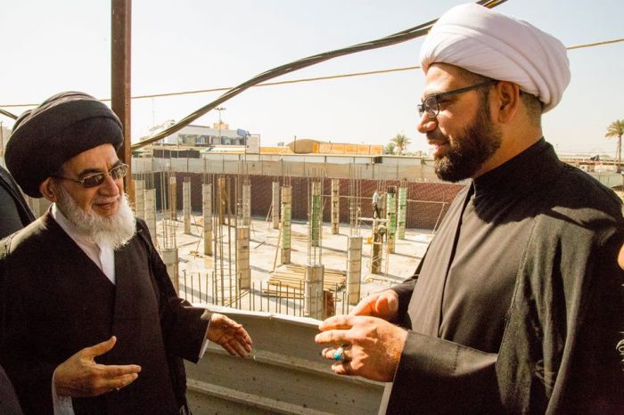 سماحة آية الله السيد محمد علي الشيرازي (دام عزهُ) في ضيافة السيدة شريفة (عليها السلام)
