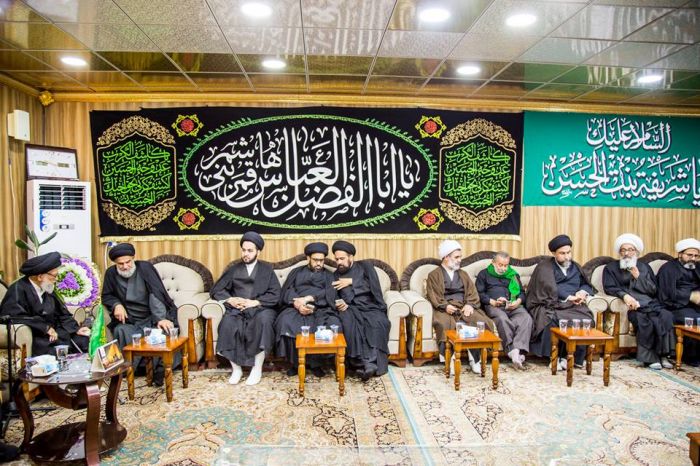 سماحة آية الله السيد محمد علي الشيرازي (دام عزهُ) في ضيافة السيدة شريفة (عليها السلام)