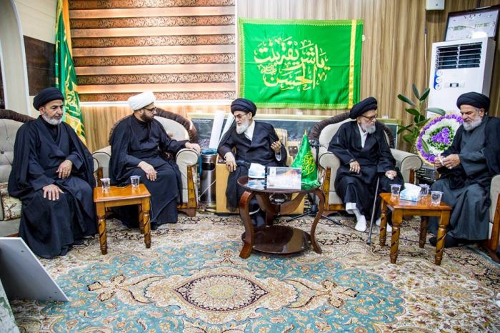سماحة آية الله السيد محمد علي الشيرازي (دام عزهُ) في ضيافة السيدة شريفة (عليها السلام)