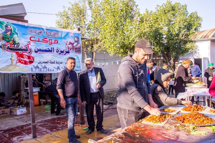 المواكب والهيئات الحسينية تتشرف بَزيارة العَلويَّة شَريفة (سَلامُ الله عَليها)