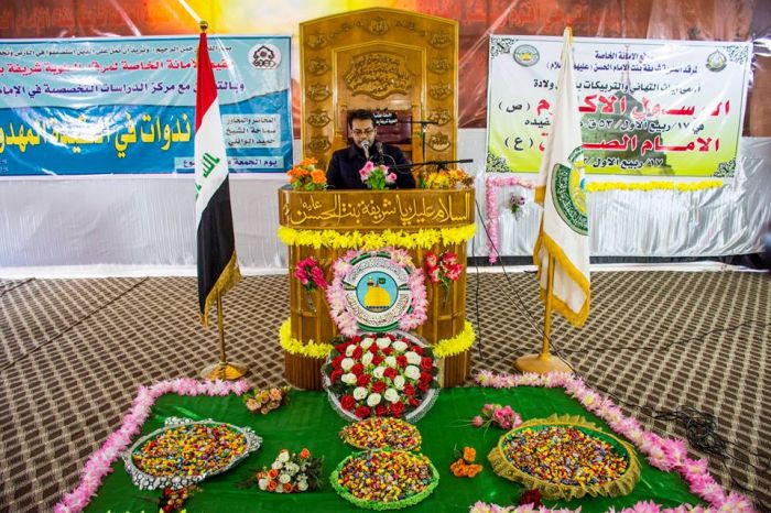حفلاً بهيجاً بمناسبة ولادة منقذ البشرية جمعاء سيد الخلق الرسول محمد (صلى الله عليه وآله وسلم) وحفيده الإمام جعفر بن محمد الصادق (عليه السلام)