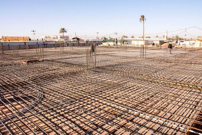 تم بحمد الله تبارك وتعالى تسليح سقف سرداب السيدة نرجس خاتون في حرم العلوية الطاهرة السيدة شريفة (سلام الله عليها) .