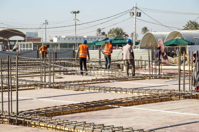 تم بحمد الله تبارك وتعالى تسليح سقف سرداب السيدة نرجس خاتون في حرم العلوية الطاهرة السيدة شريفة (سلام الله عليها) .